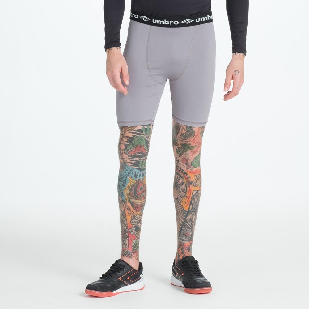 Bermuda Térmica Masculina Umbro Light Cinza 2