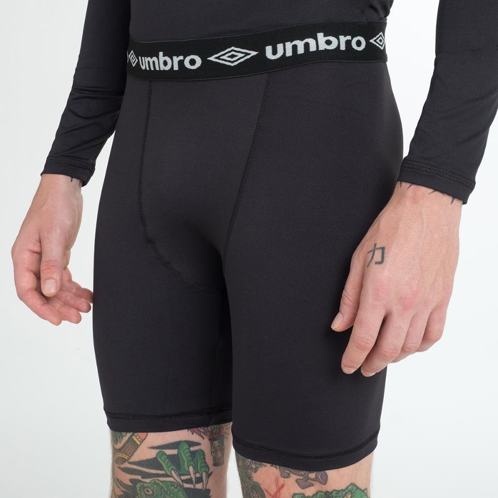 Bermuda Térmica Masculina Umbro Light Preto 2