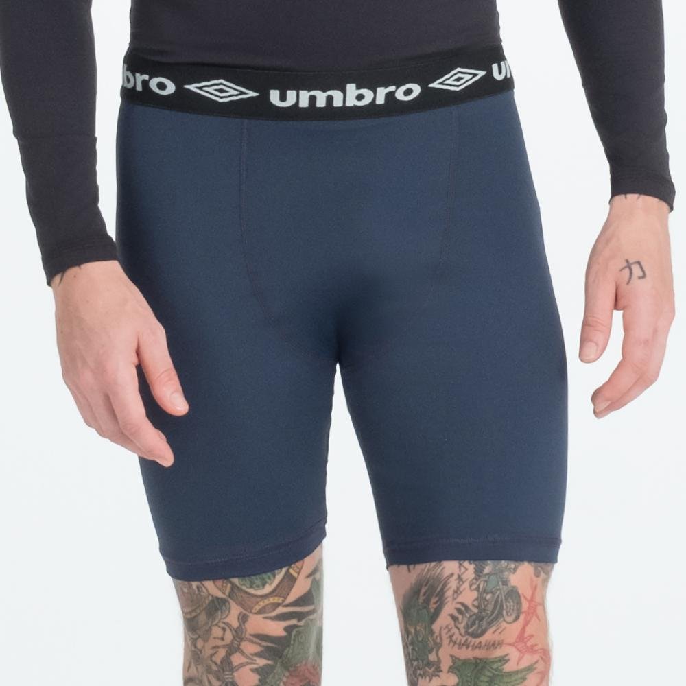 Bermuda Térmica Masculina Umbro Light Azul Marinho 2