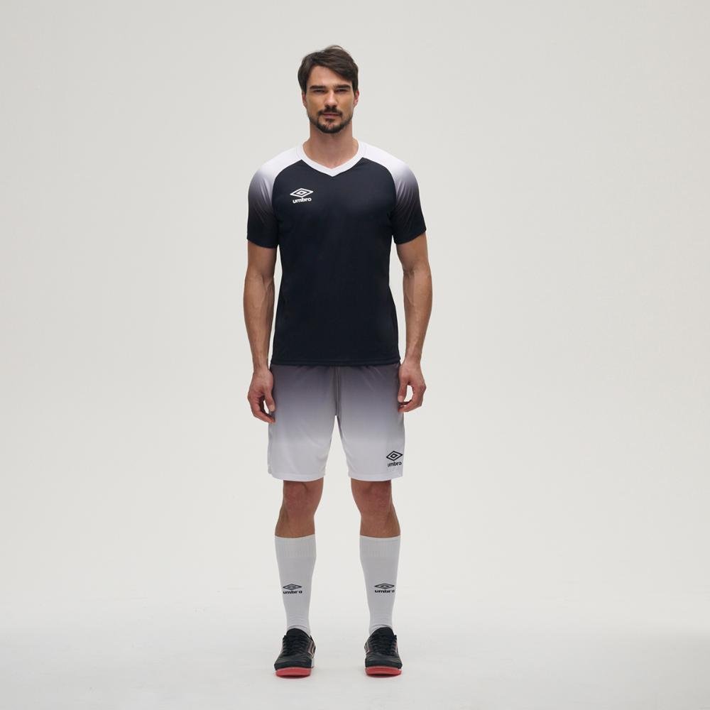 Calção Masculino Umbro Baller Ii Cinza/Branco 5