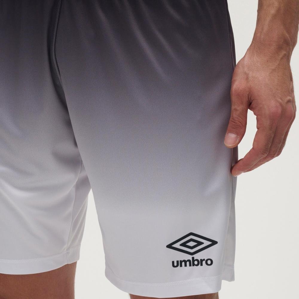 Calção Masculino Umbro Baller Ii Cinza/Branco 3