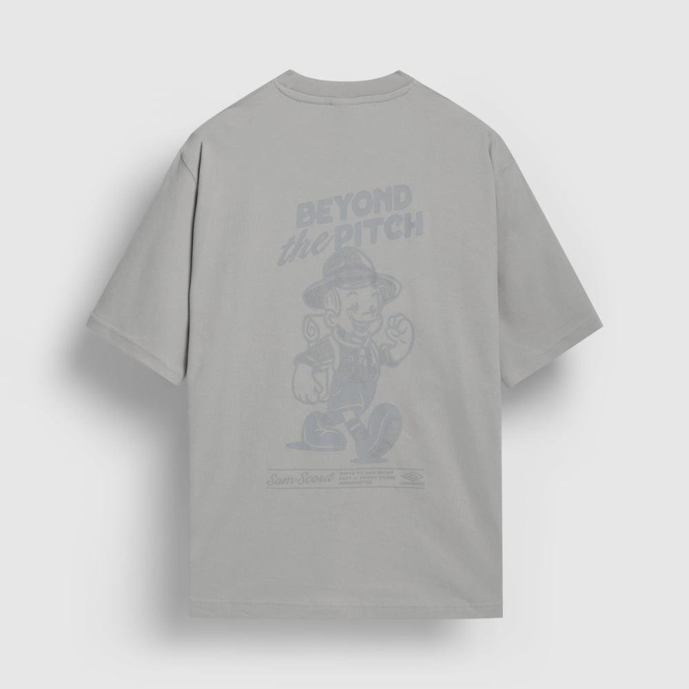 Camiseta Masculina Umbro Sam Scout Graphic Cinza 2