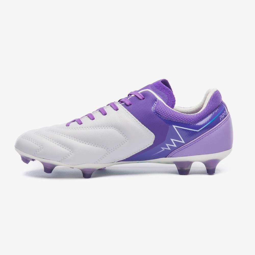 Chuteira Campo Umbro Adamant Master Class Pro Branco/Roxo 2