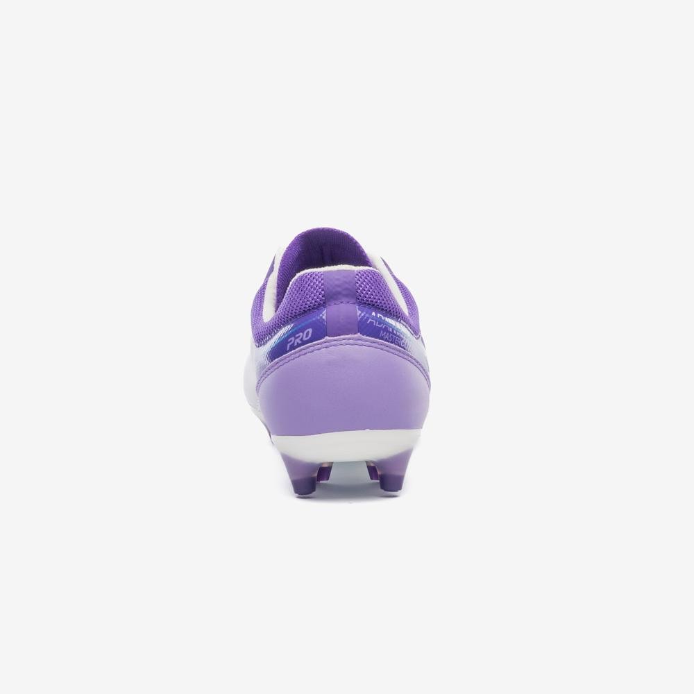 Chuteira Campo Umbro Adamant Master Class Pro Branco/Roxo 6