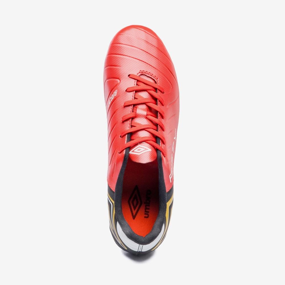 Chuteira Campo Umbro Fifty Vi Preto/Vermelho 4