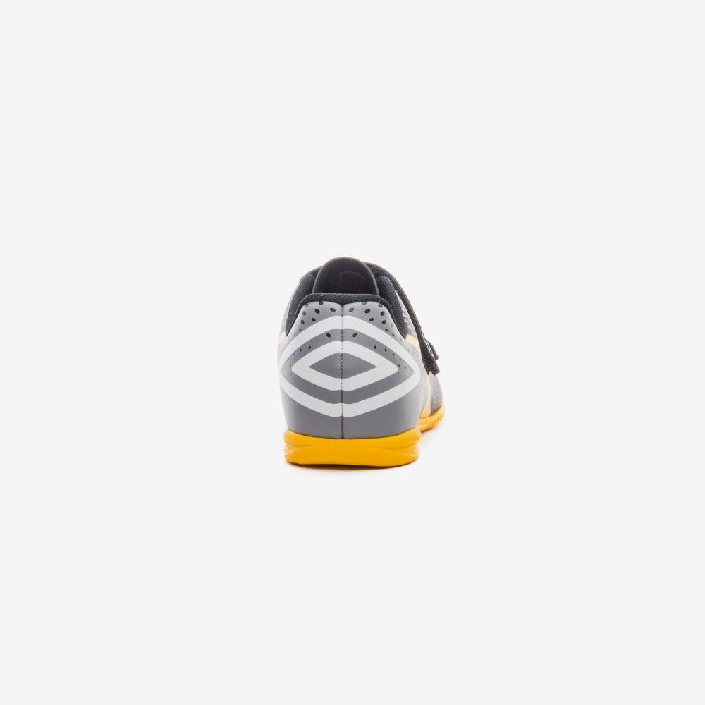 Chuteira Futsal Umbro Flip Kids Preto/Cinza 6