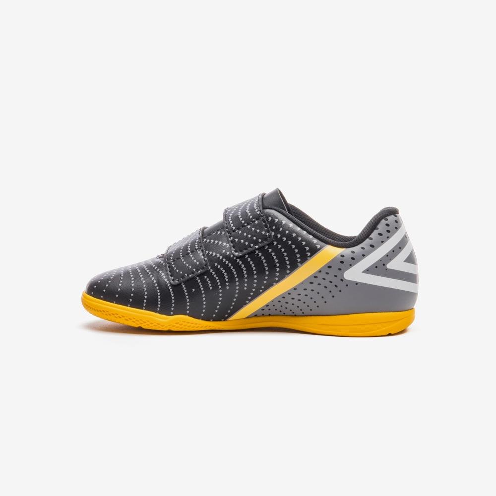 Chuteira Futsal Umbro Flip Kids Preto/Cinza 2