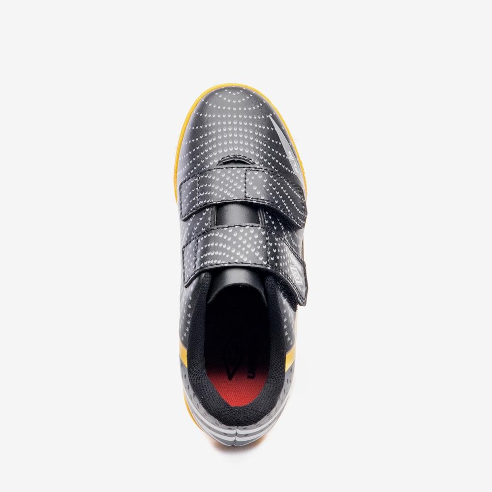 Chuteira Futsal Umbro Flip Kids Preto/Cinza 4