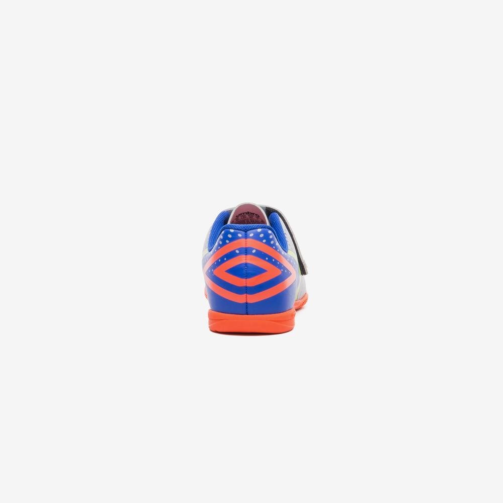 Chuteira Futsal Umbro Flip Kids Azul/Cinza 6