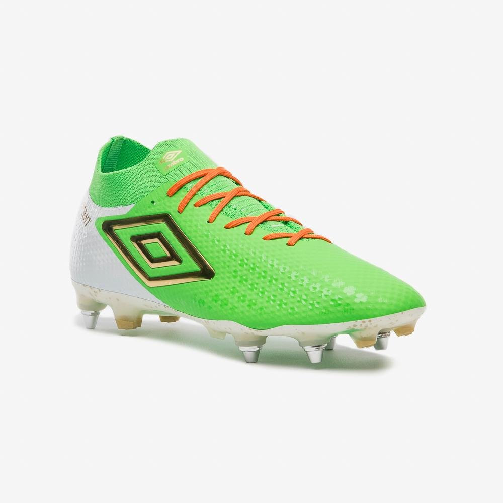 Chuteira Campo Umbro Adamant Top Speed Pro Sg Stp Verde 1