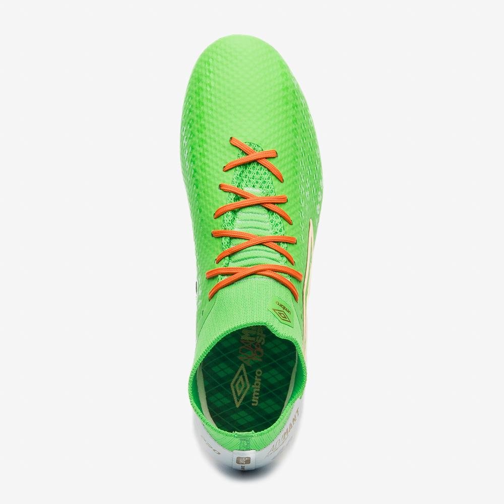 Chuteira Campo Umbro Adamant Top Speed Pro Sg Stp Verde 4