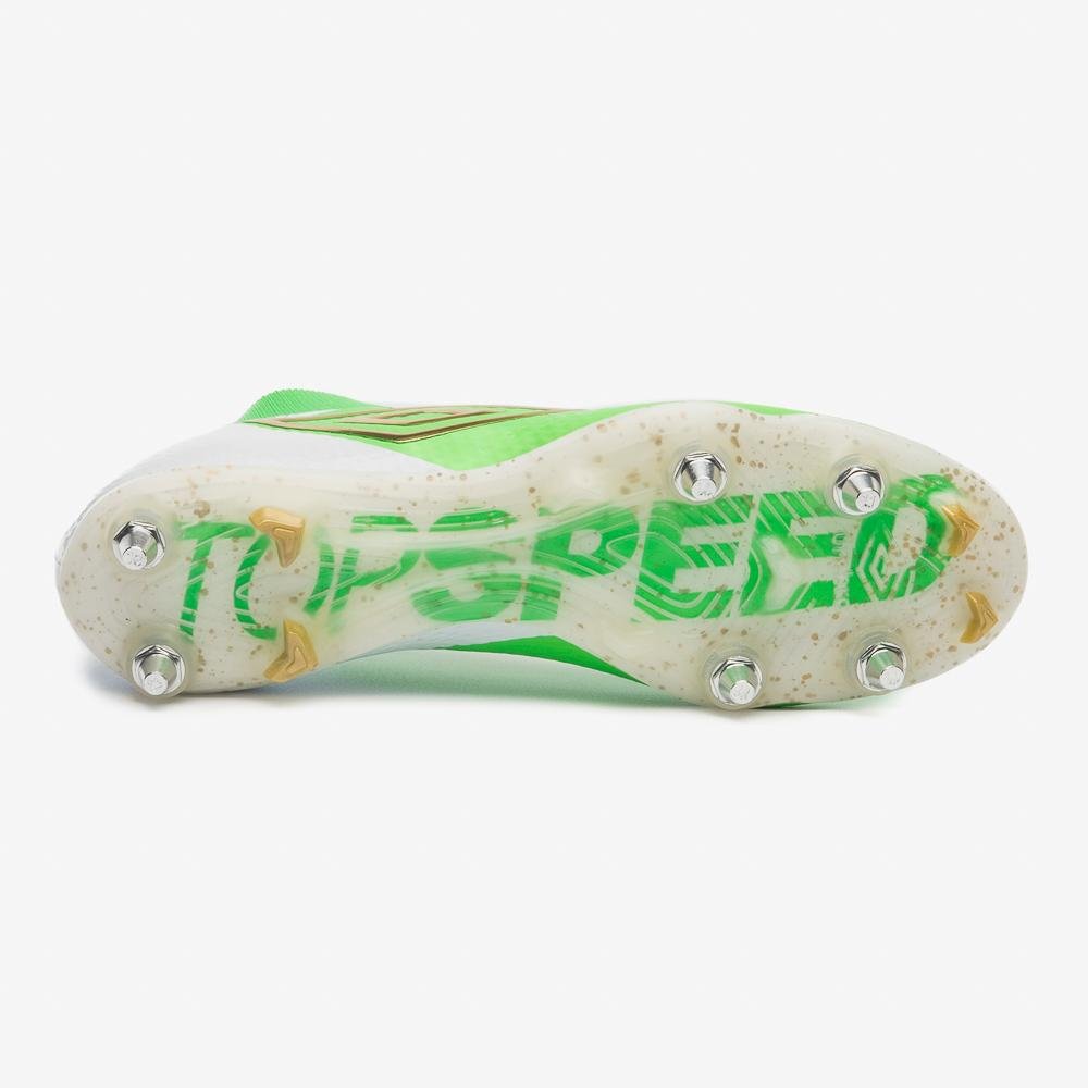 Chuteira Campo Umbro Adamant Top Speed Pro Sg Stp Verde 5