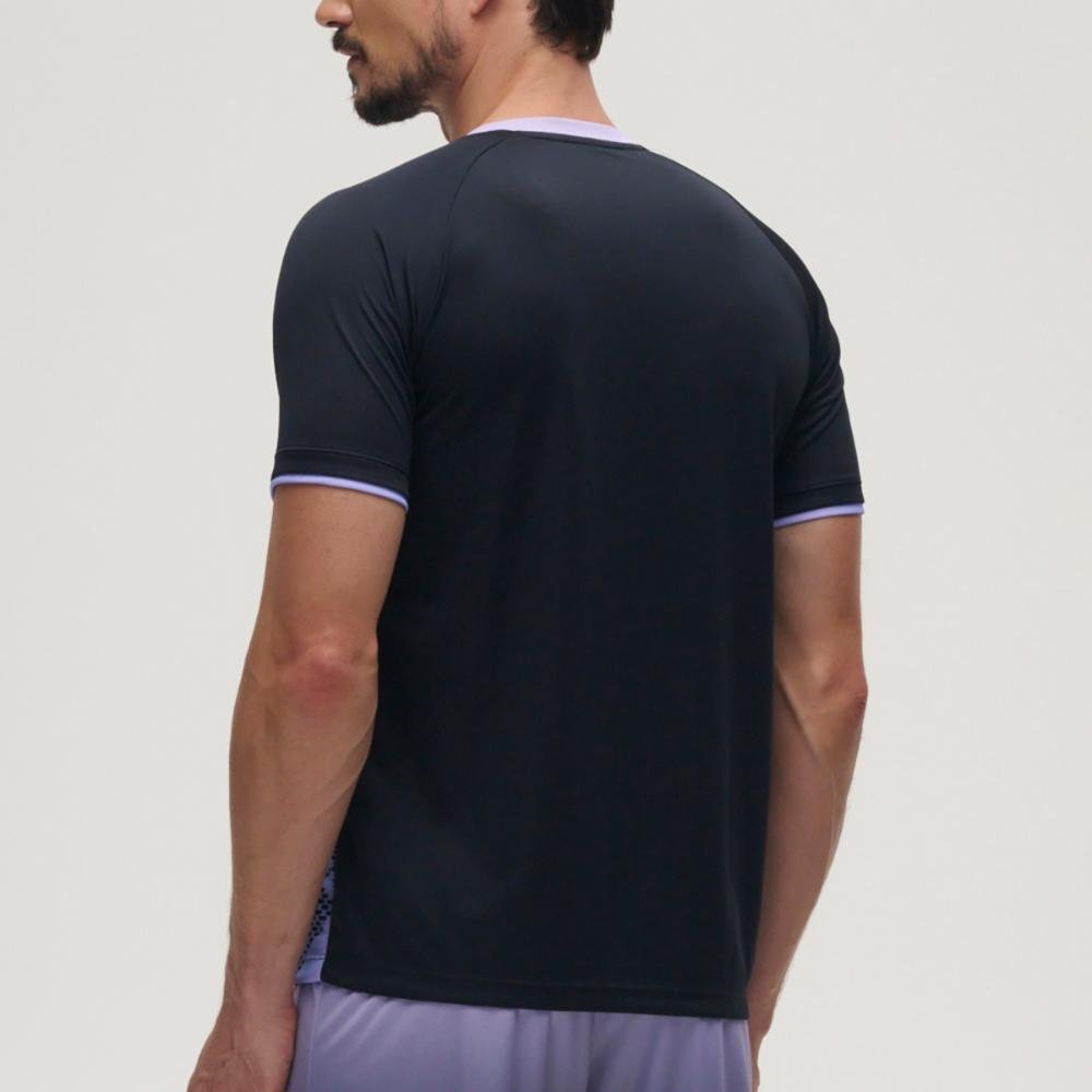 Camisa Masculina Umbro Artillery Preto/Roxo 4