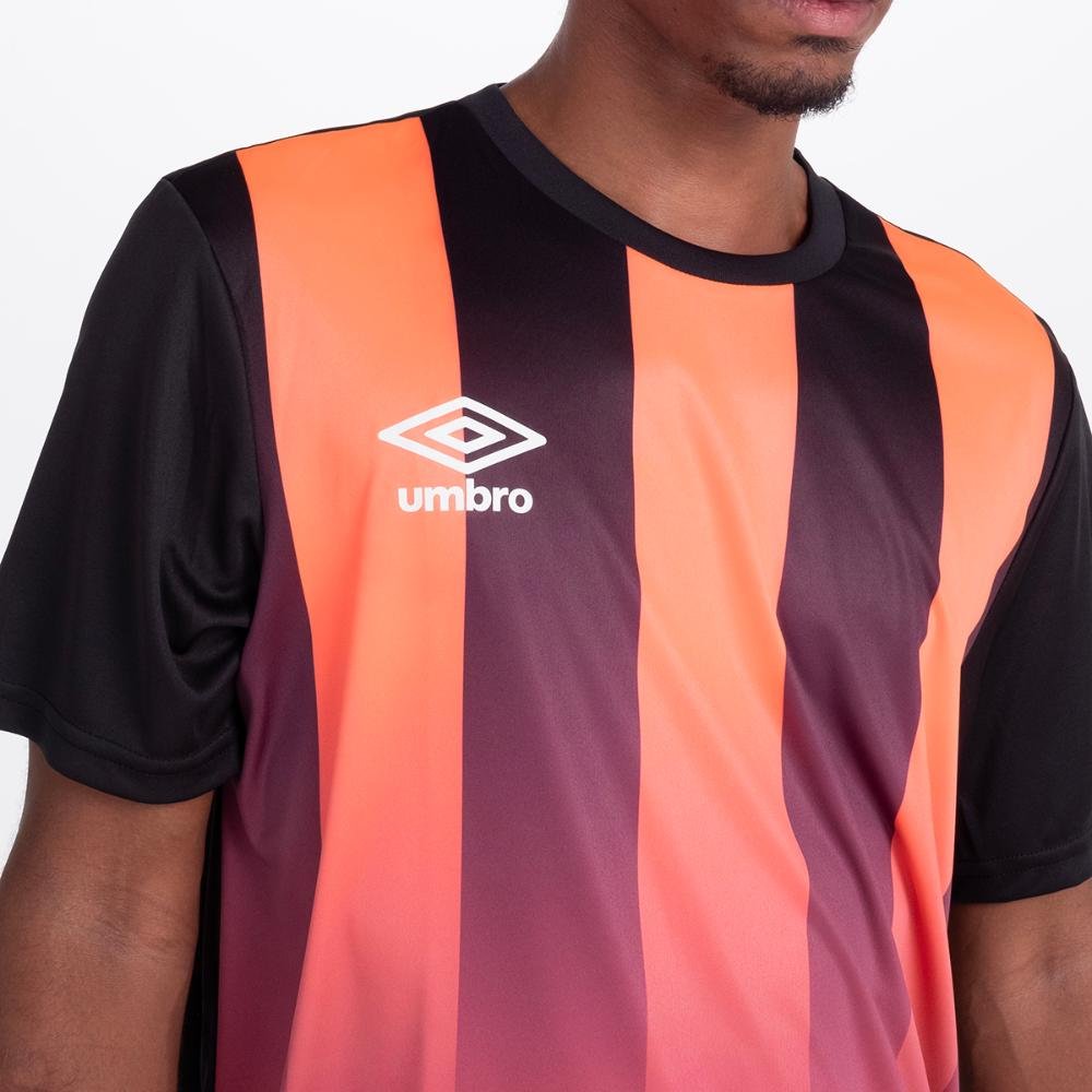 Camisa Masculina Umbro Gridlines Laranja 3