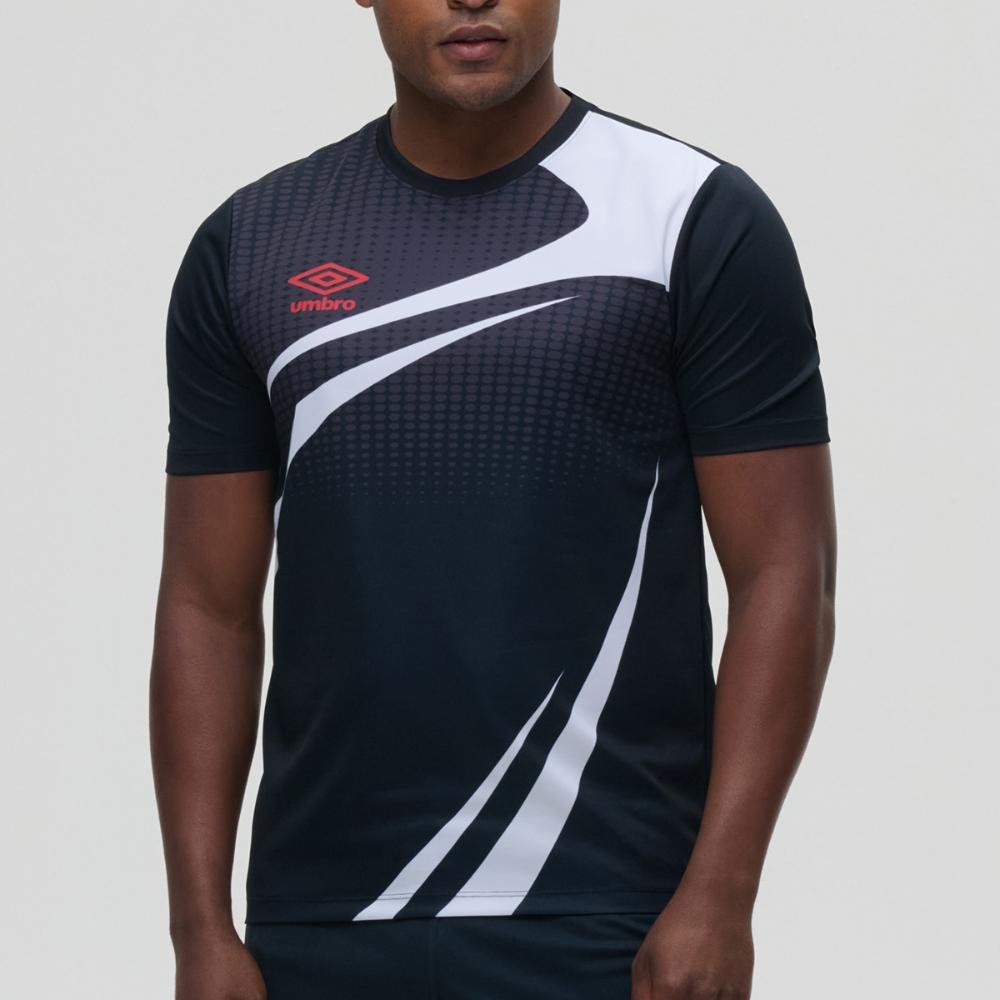 Camisa Masculina Umbro Match Preto 2