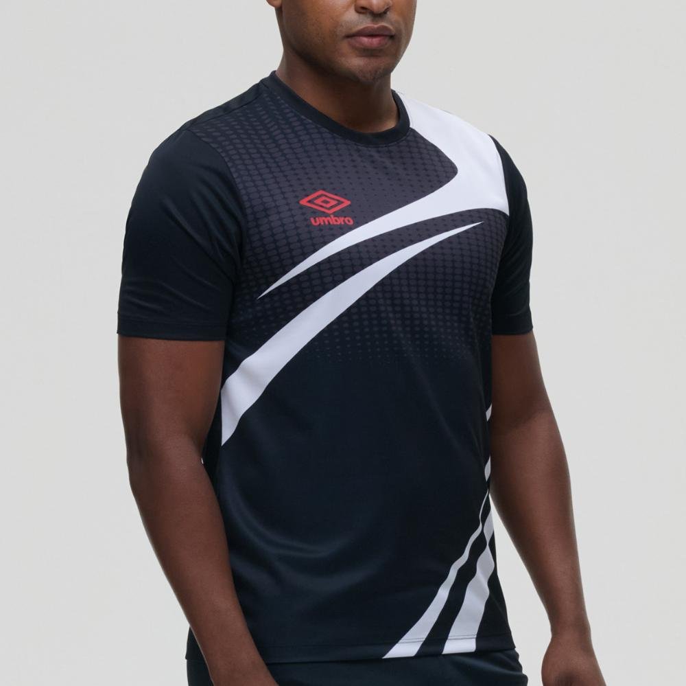 Camisa Masculina Umbro Match Preto 3