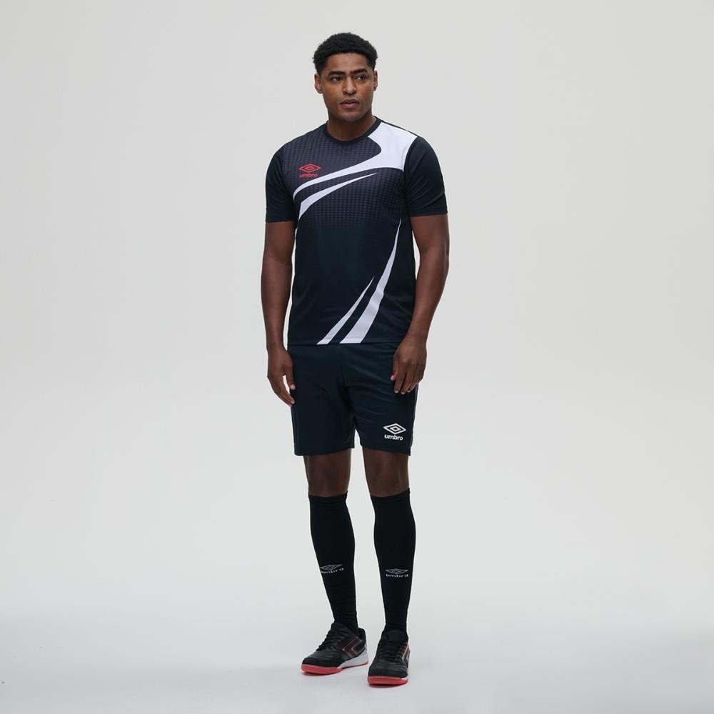 Camisa Masculina Umbro Match Preto 5
