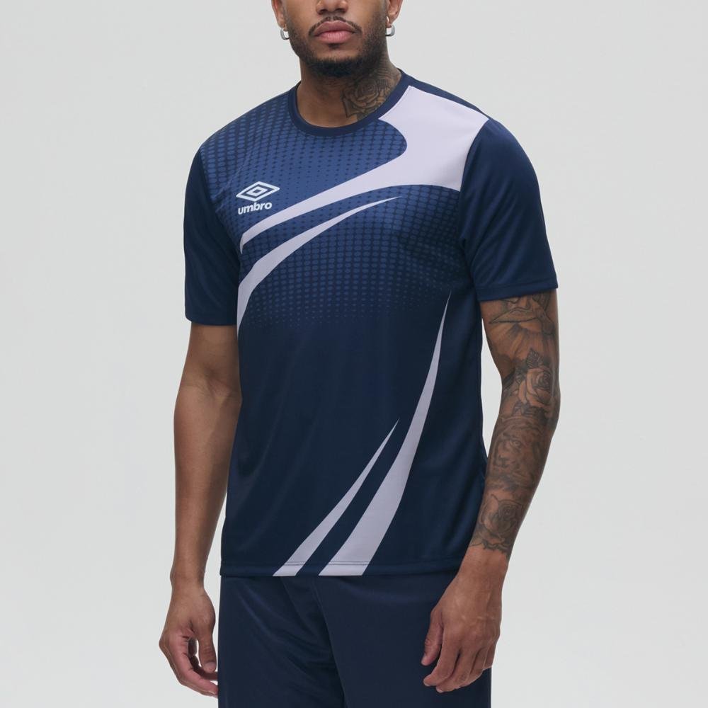Camisa Masculina Umbro Match Azul 2