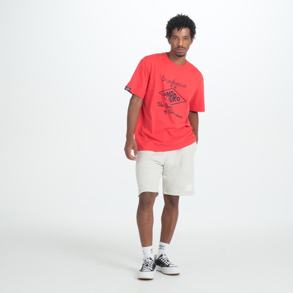 Camiseta Masculina Umbro Club Fan Vermelho 6