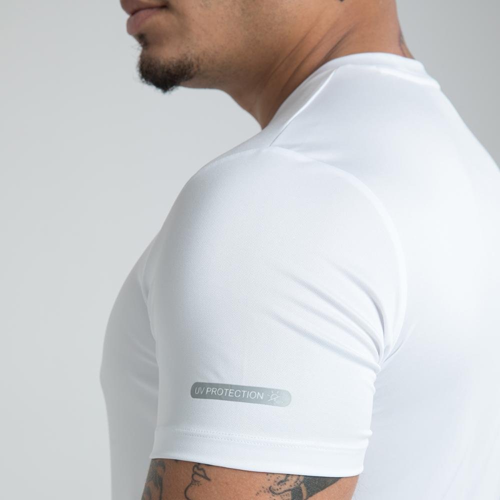Camisa Masculina Umbro Basic Uv Branco 5