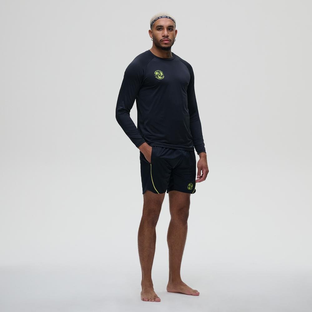 Camisa Ml Masculina Umbro Ftvl Flame Preto 5