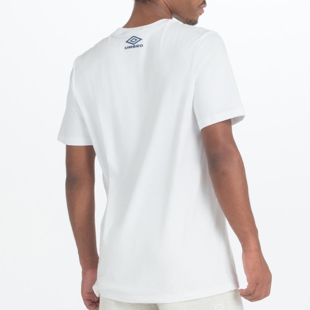 Camiseta Masculina Umbro Club Fan Branco 4