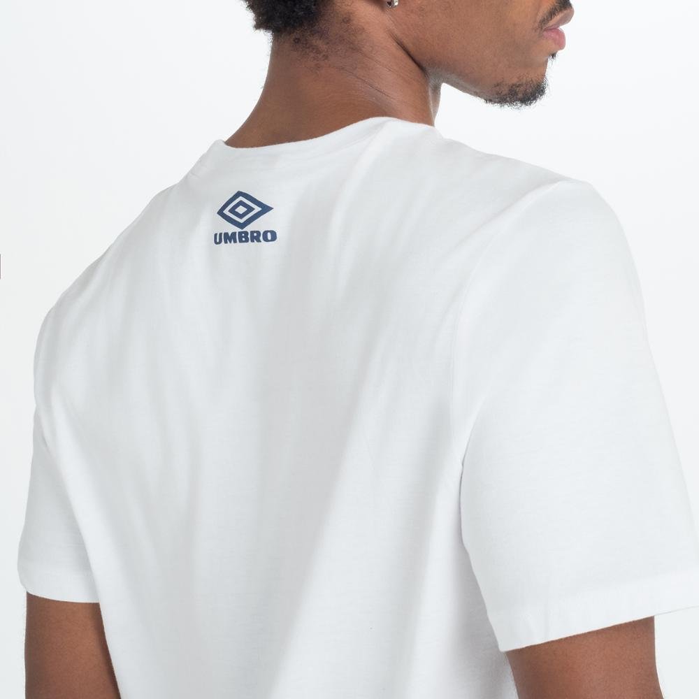 Camiseta Masculina Umbro Club Fan Branco 5