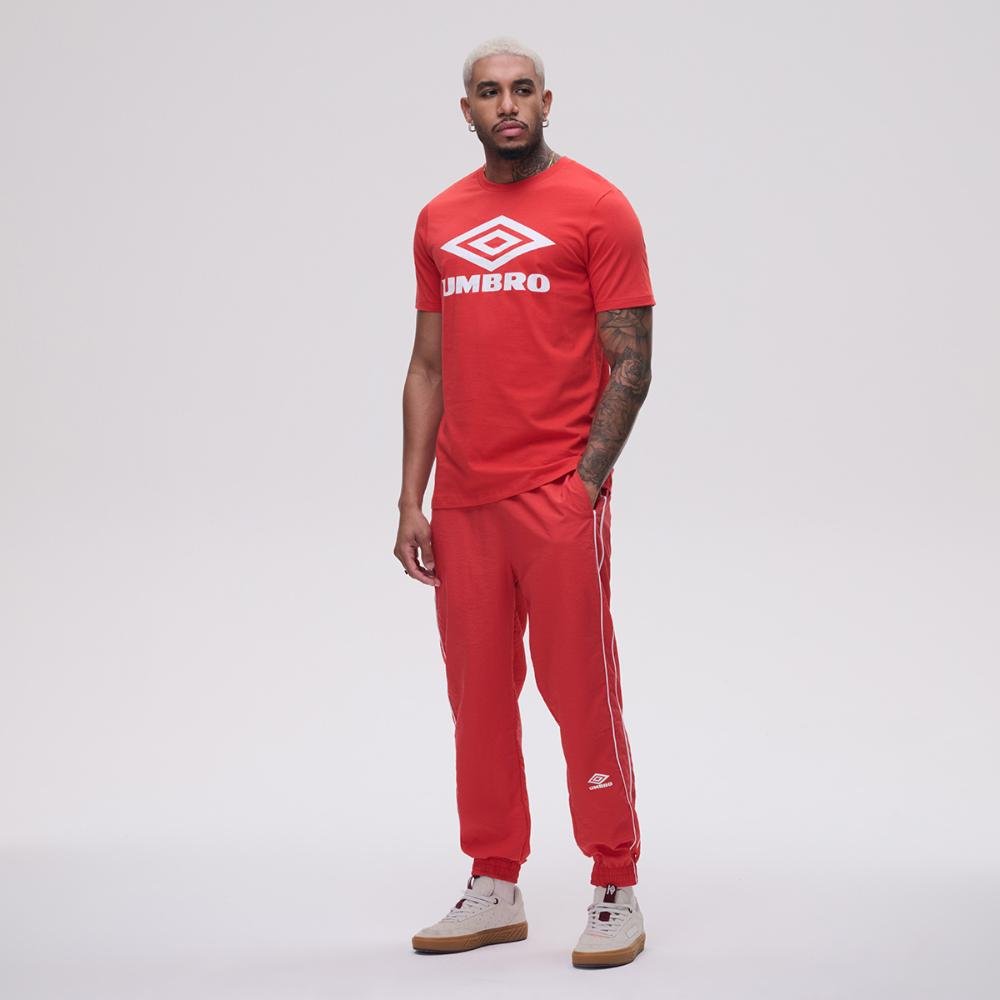 Camiseta Masculina Umbro Large Logo Duo Vermelho 5