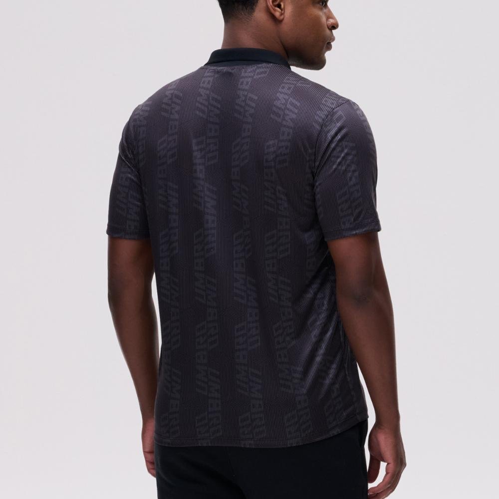 Pólo Masculina Umbro Football Personality Preto 4