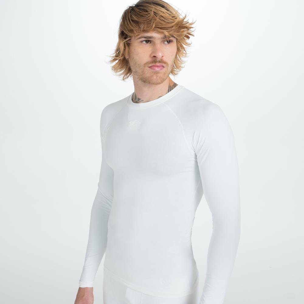 Camisa Masculina Umbro Térmica Light Fit Branco 3