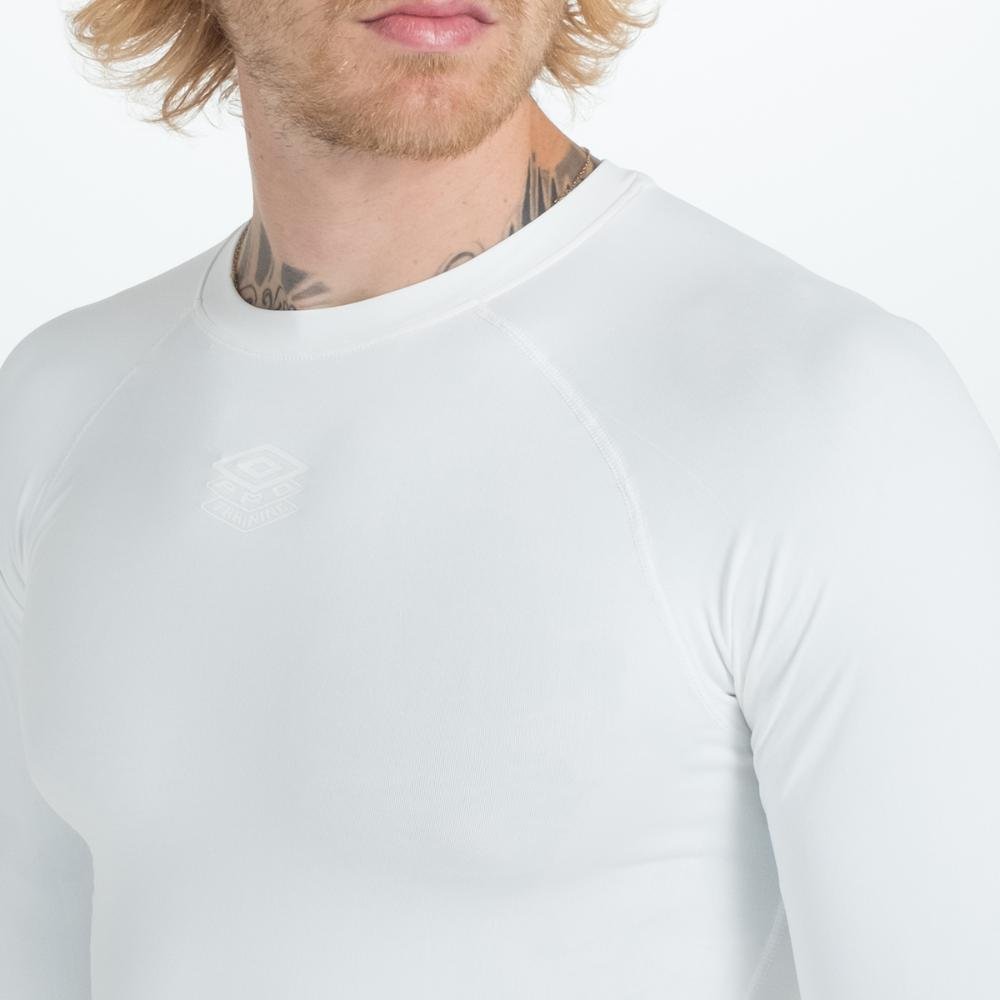Camisa Masculina Umbro Térmica Light Fit Branco 4