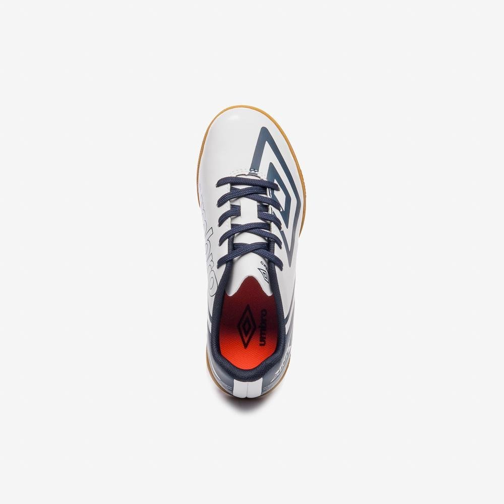 Chuteira Futsal Umbro Kick Jr Branco 4
