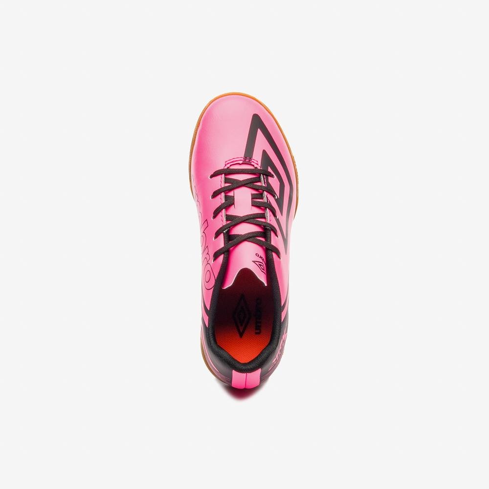 Chuteira Futsal Umbro Kick Jr Rosa 4