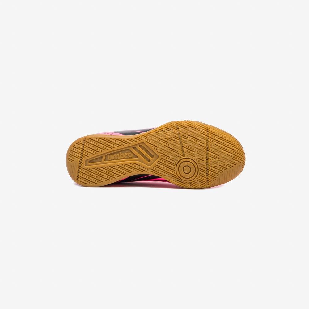 Chuteira Futsal Umbro Kick Jr Rosa 5