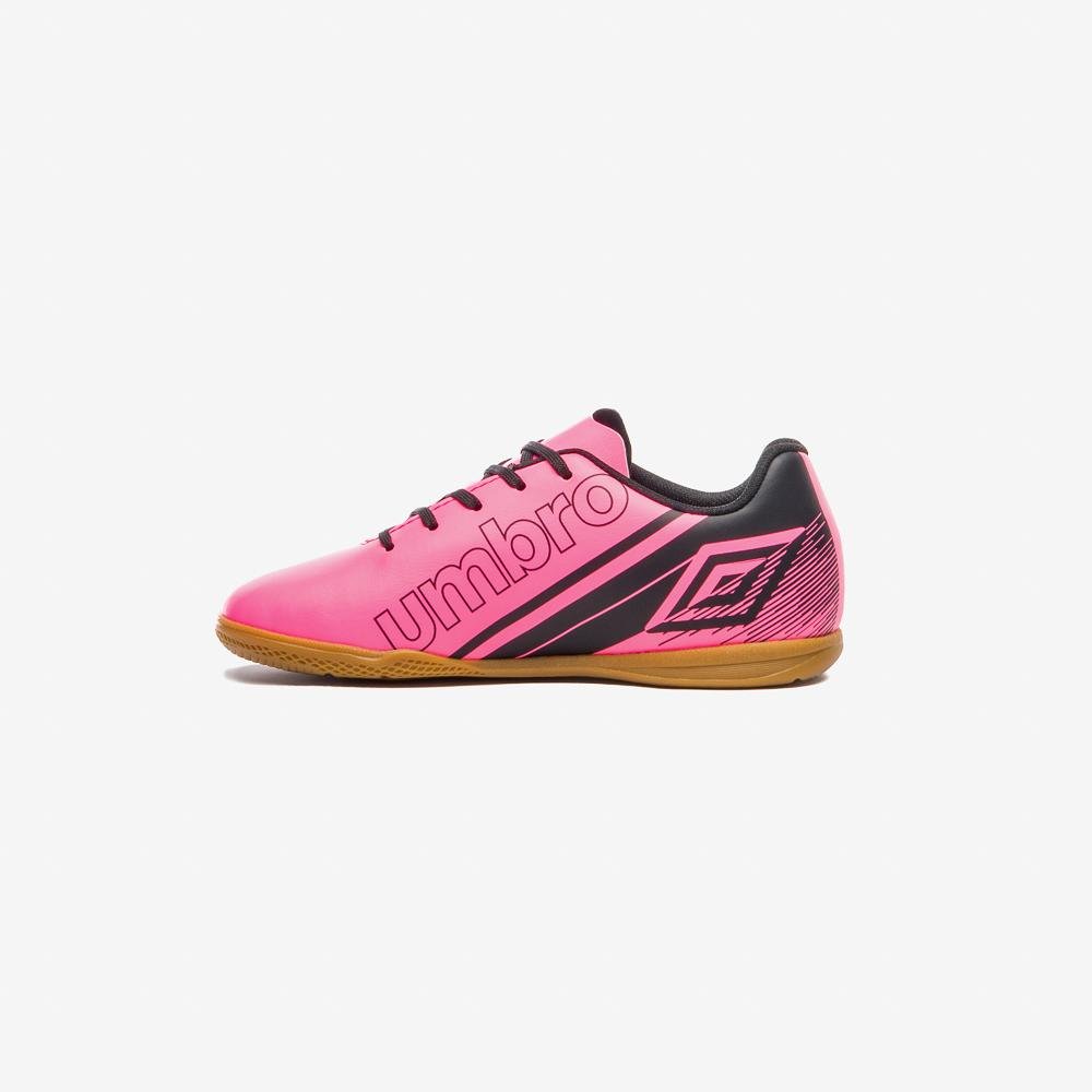 Chuteira Futsal Umbro Kick Jr Rosa 2