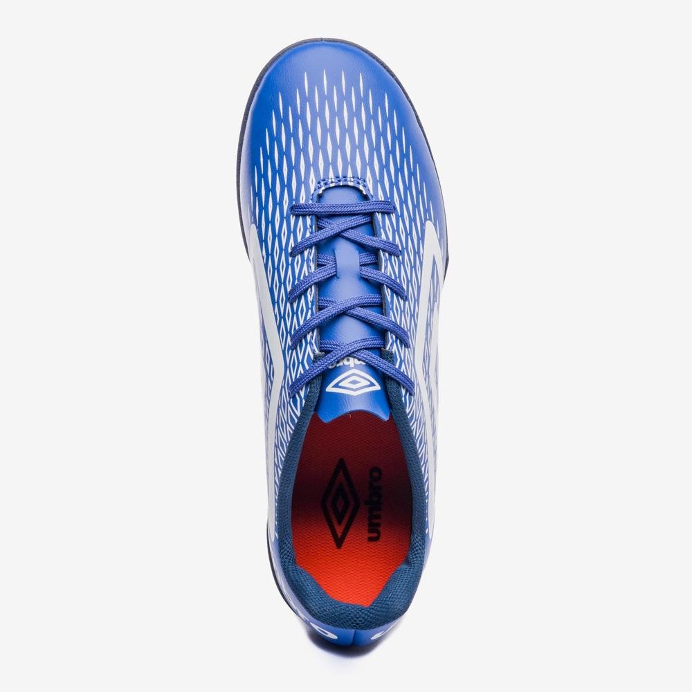 Chuteira Society Umbro X-Diamond Azul 4