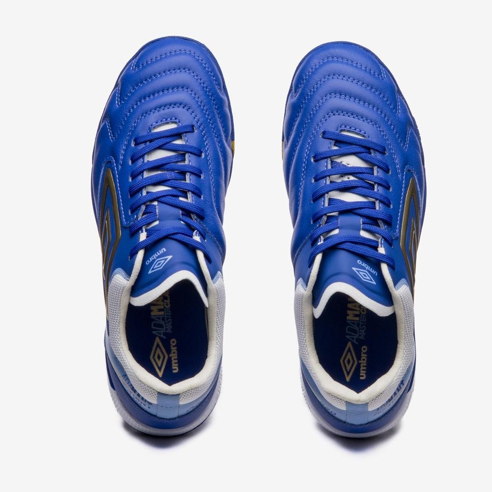 Chuteira Society Umbro Adamant Master Class Pro Bump Azul 4