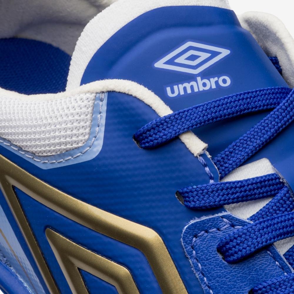 Chuteira Society Umbro Adamant Master Class Pro Bump Azul 8