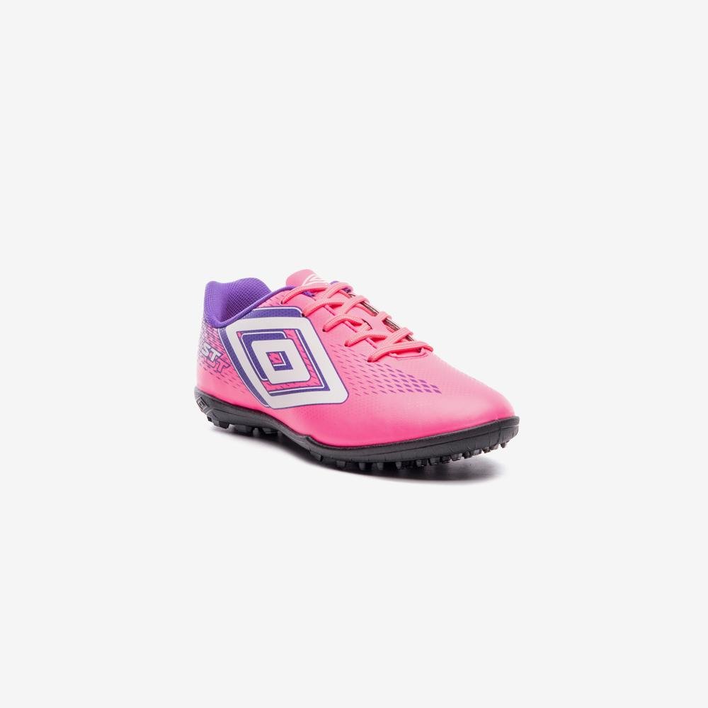 Chuteira Society Umbro Fast II Jr Rosa 3