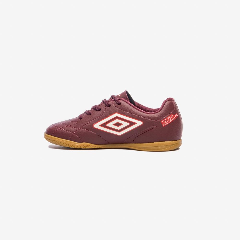 Chuteira Futsal Umbro Class Footballer Jr Vinho 2