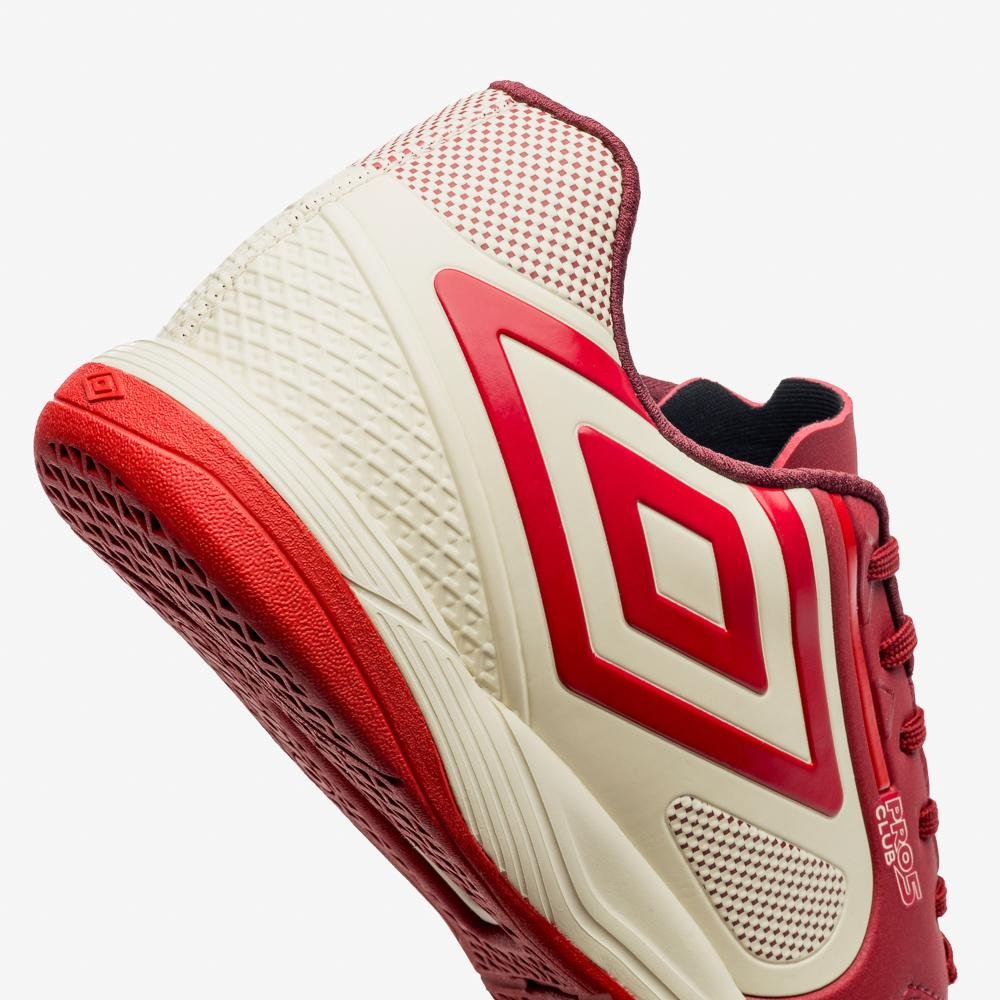 Chuteira Futsal Umbro Pro 5 Bump Club Vermelho 7