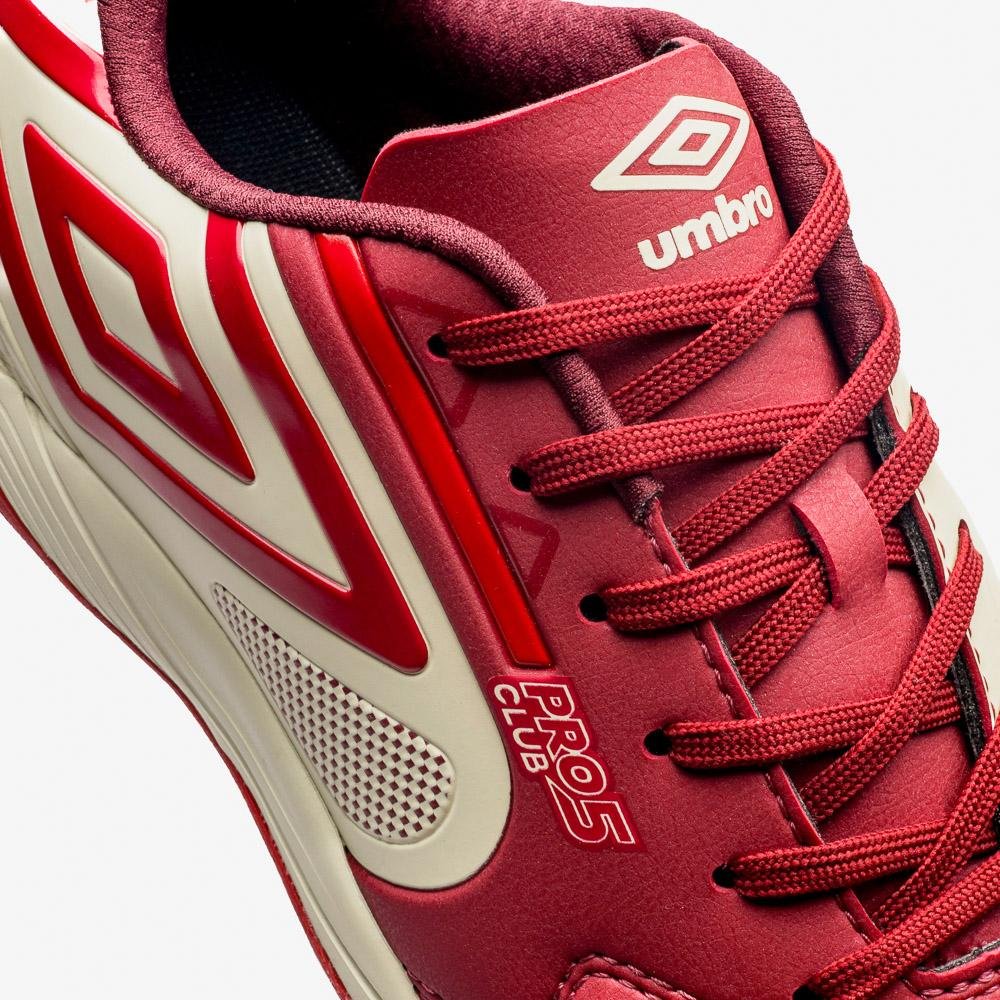 Chuteira Futsal Umbro Pro 5 Bump Club Vermelho 8