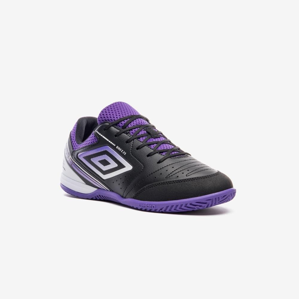 Chuteira Futsal Umbro Furious Preto/Roxo 3