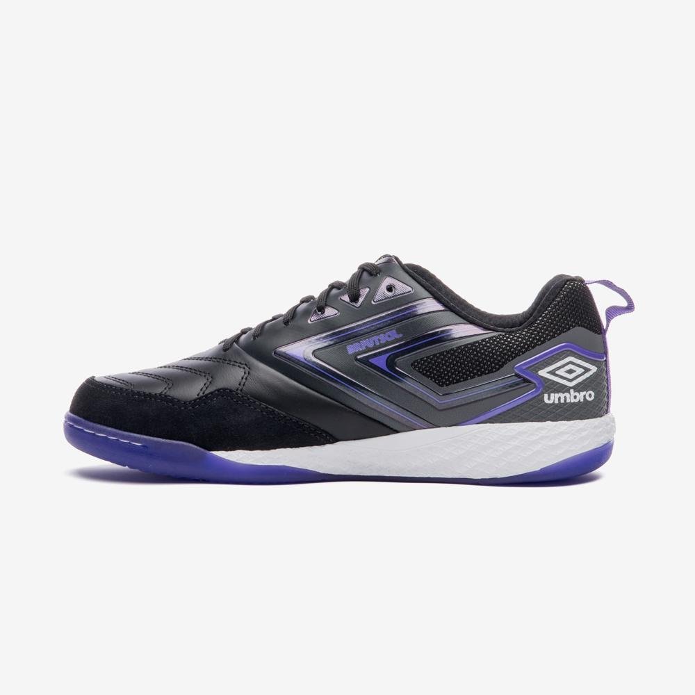 Chuteira Futsal Umbro Pro 5 Bump Preto/Roxo 2