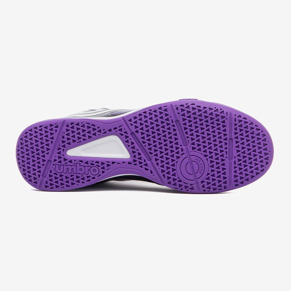 Chuteira Futsal Umbro Pro 5 Bump Club Preto/Roxo 5