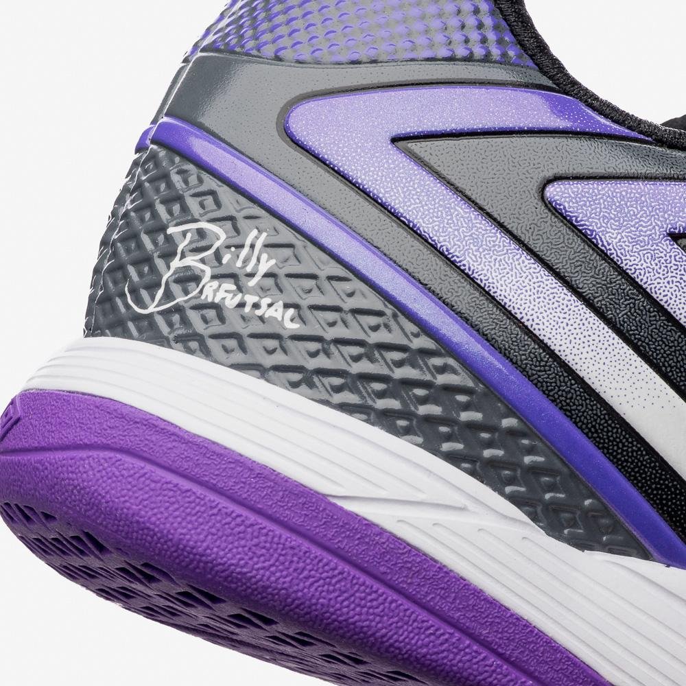 Chuteira Futsal Umbro Pro 5 Bump Club Preto/Roxo 8