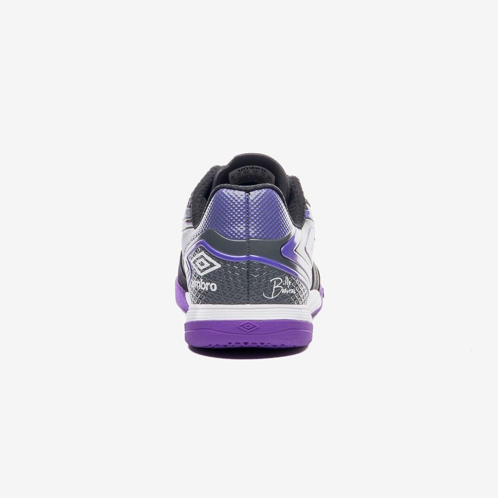 Chuteira Futsal Umbro Pro 5 Bump Club Preto/Roxo 6