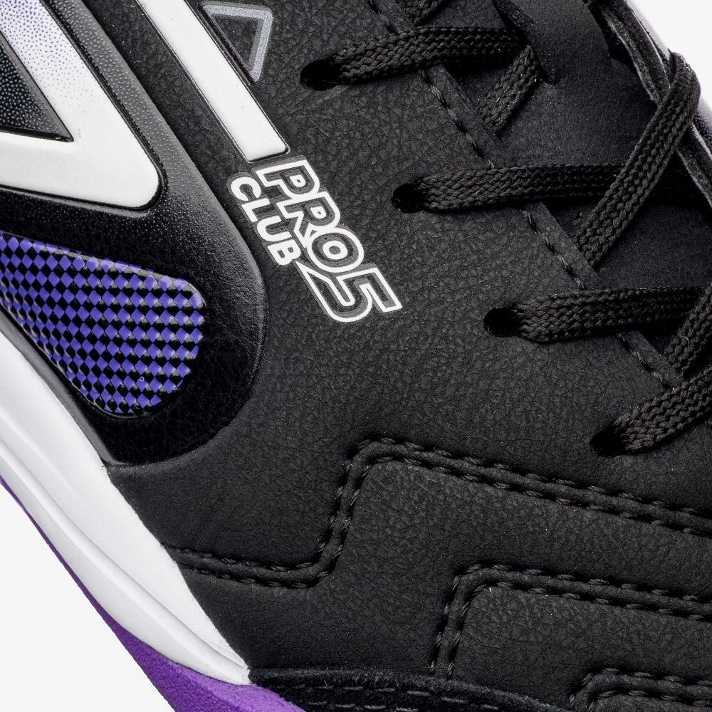 Chuteira Futsal Umbro Pro 5 Bump Club Preto/Roxo 7
