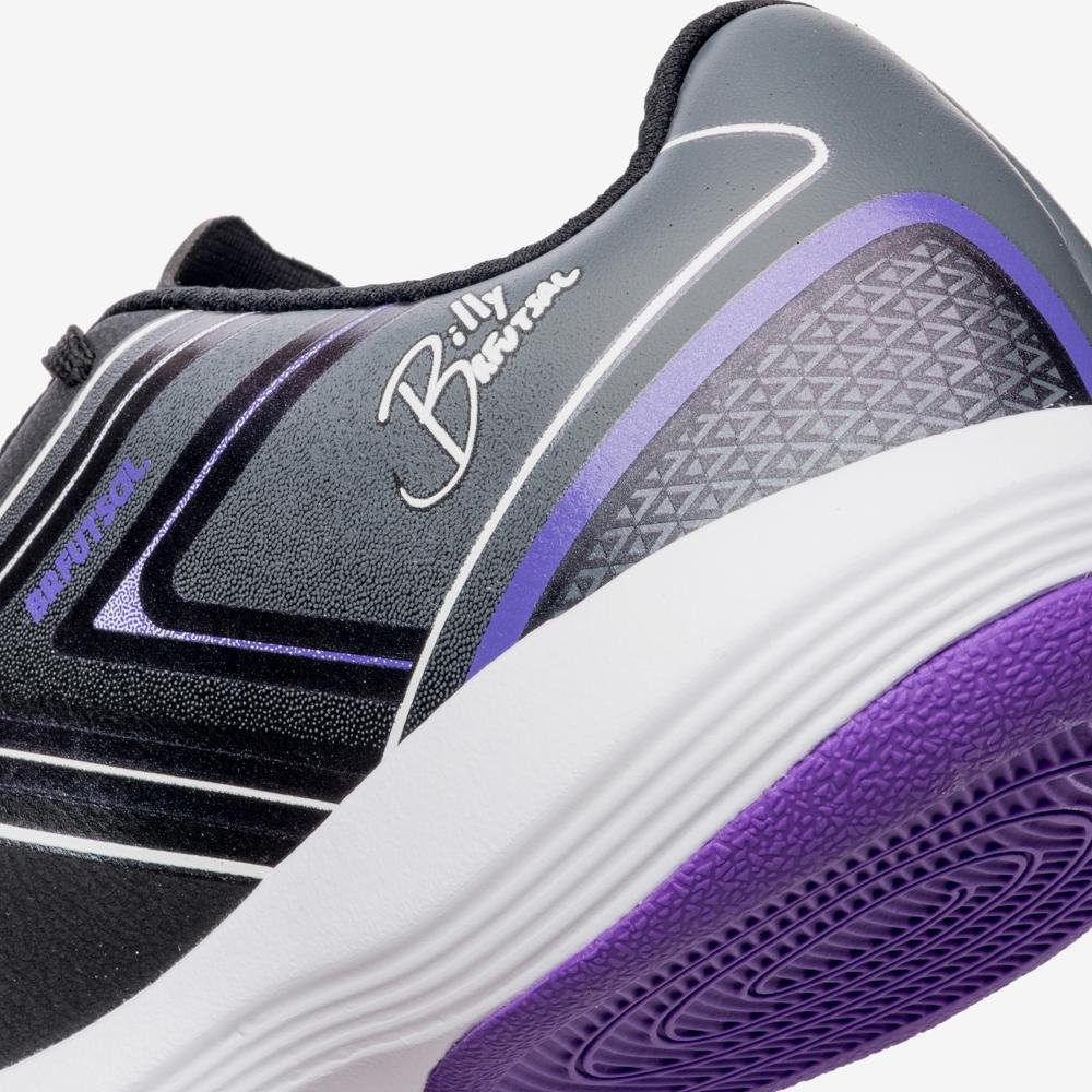 Chuteira Futsal Umbro Pro 5 Jr Preto/Roxo 7