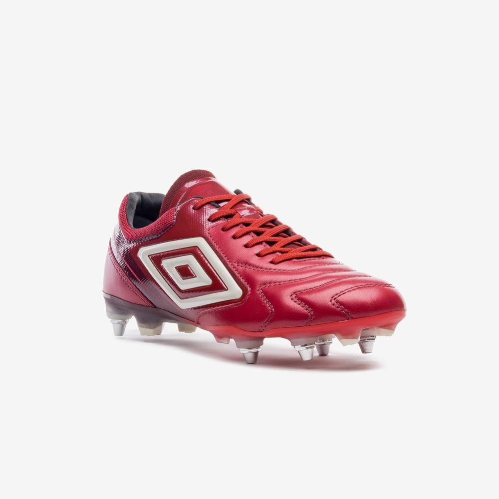 Chuteira Campo Umbro Adamant Master Class Pro Sg Vermelho 3